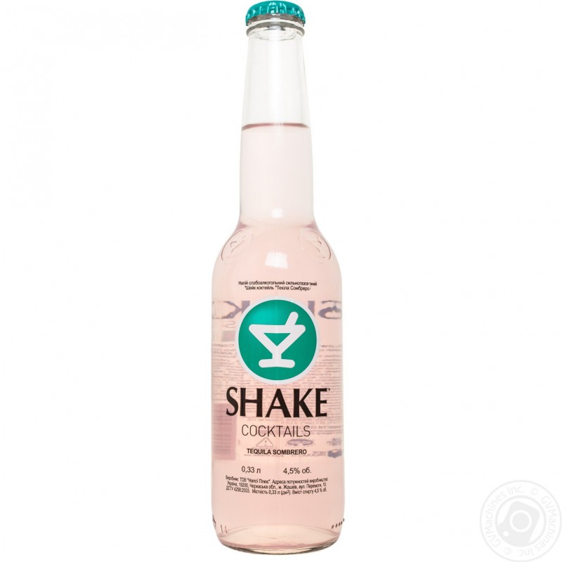 Слабоалкогольний напій Shake Tequila Sombrero 0.33л Слабоалкогольний напій Shake Tequila Sombrero 0.33л