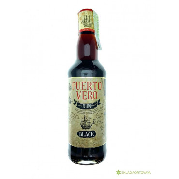 Ромовый напиток Puerto Vero Black 0.5л