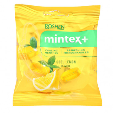 Конфеты Roshen Mintex+ Лимон 20г