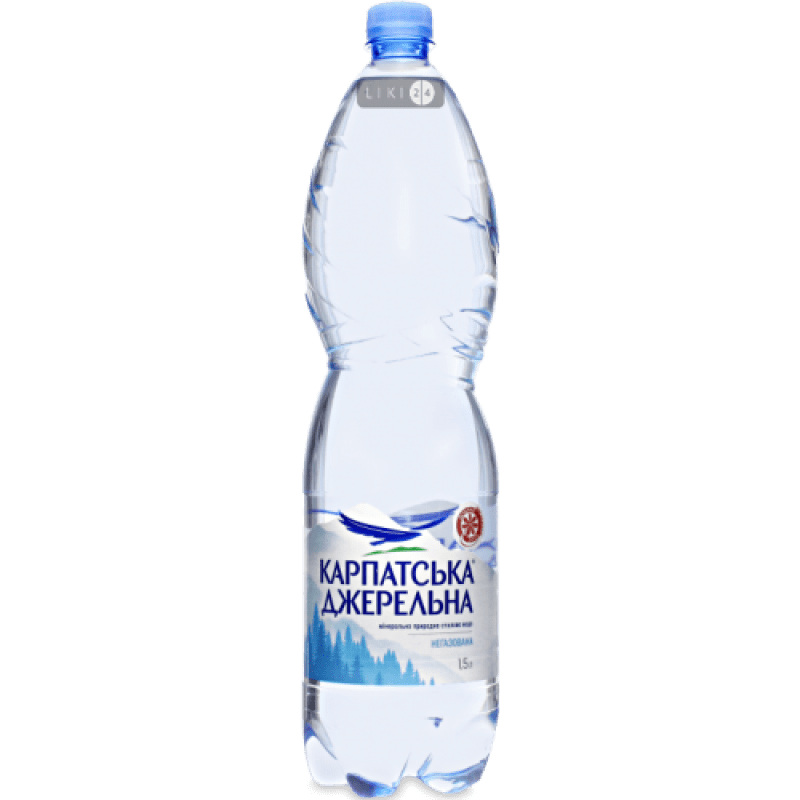 Мінеральна вода Карпатська Джерельна 1.5л Негазована Мінеральна вода Карпатська Джерельна 1.5л Негазована