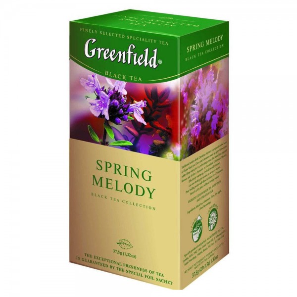 Чай зелёный GreenField "Весення мелодия" 25*2г
