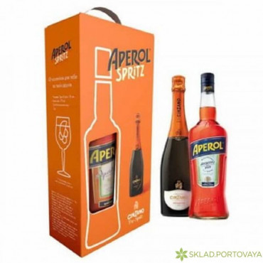 Ликер Aperol Aperetivo 0.7 + Шампанское Cinzano Pro-Spritz белое сухое 0,75л