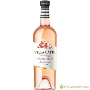 Вино Villa Capri Dolce Moscato Rosato розовое полусладкое 0,75л