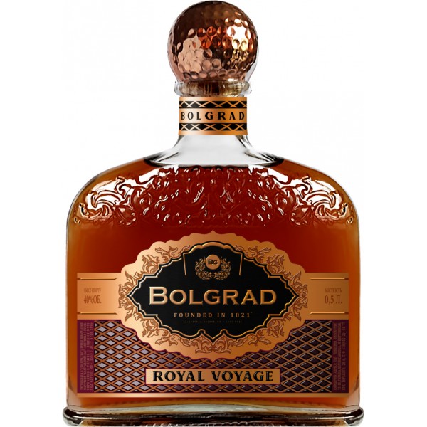 Коньяк Bolgrad Royal Voyage 5 звезд 0.5л