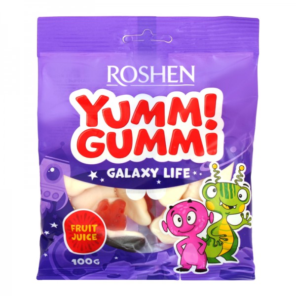Конфеты Roshen Yummi Gummi Galaxy Life 100г