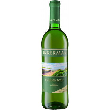 Вино Inkerman Совиньон сортовой біле сухе 0.75л