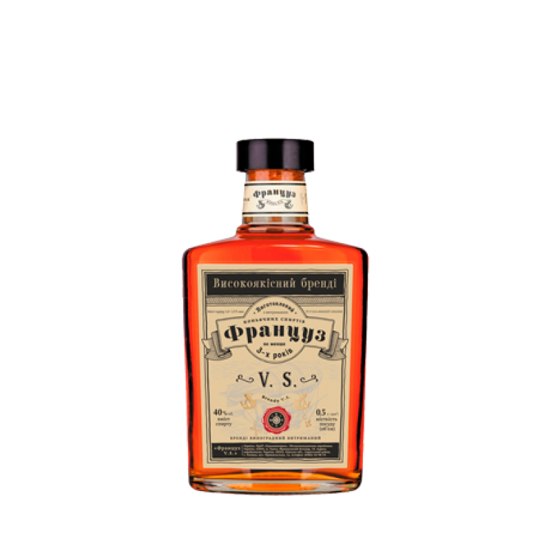 Бренді Молодий француз VS 40% 0.25л Бренді Молодий француз VS 40% 0.25л