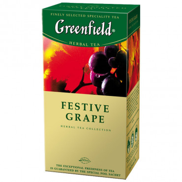 Чай Greenfield Festive Grape Виноград 25/2г