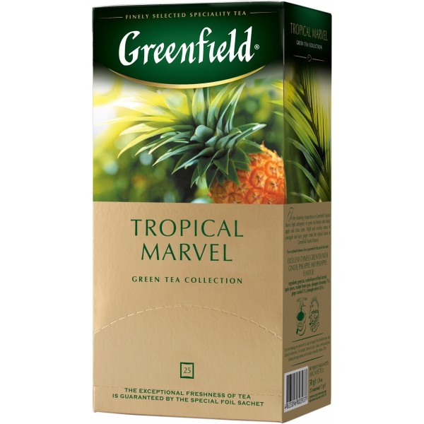 Чай "Greenfield" Tropical Marvel Тропические Фрукты 25/2г