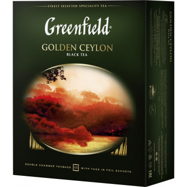 Чай Greenfield Golden Ceylon Цейлонский  50/2г