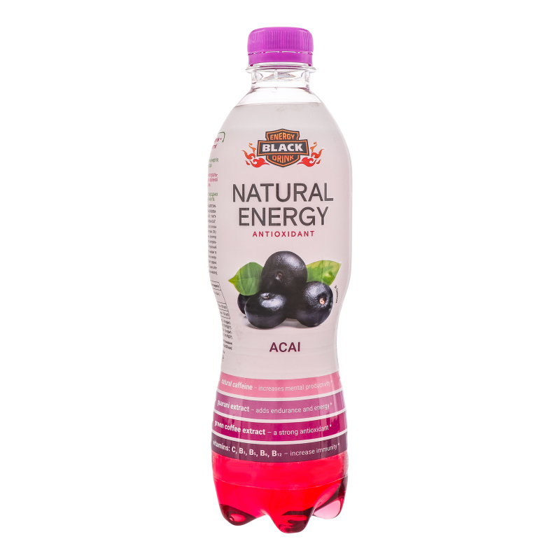 Енергетичний Напій Natural Energy Асаї 0,5л Енергетичний Напій Natural Energy Асаї 0,5л