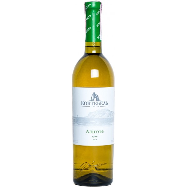 Вино Коктебель Алиготе белое сух. 0.75л