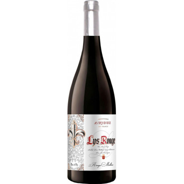 Вино Aujoux Lys Rouge красное полусладкое 0.75л