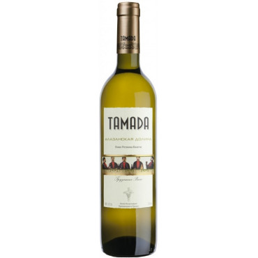 Вино Tamada Алазанская долина белое полусладкое 0.75л