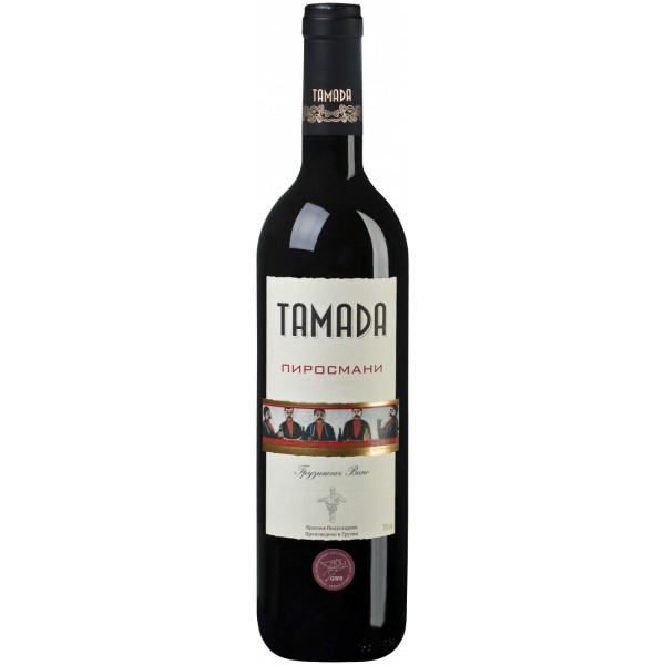 Вино Tamada Пиросмани красное полусладкое 0.75л