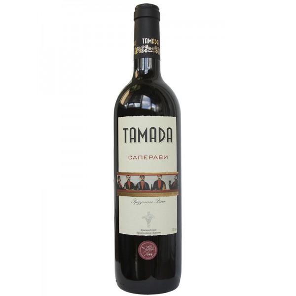 Вино Tamada Саперави красное сухое 0.75л
