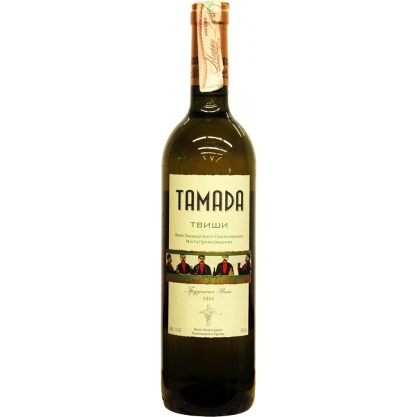 Вино Tamada Твиши белое полусладкое 0.75л