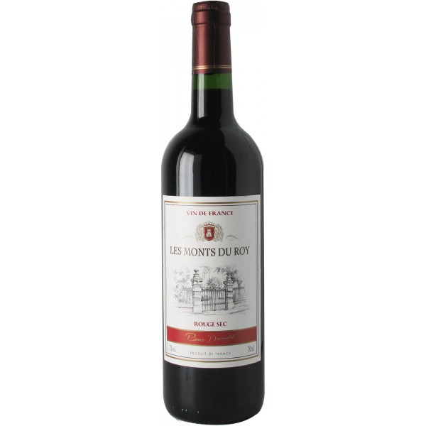 Вино Les Monts du Roy Rouge красное сухое 0.75л