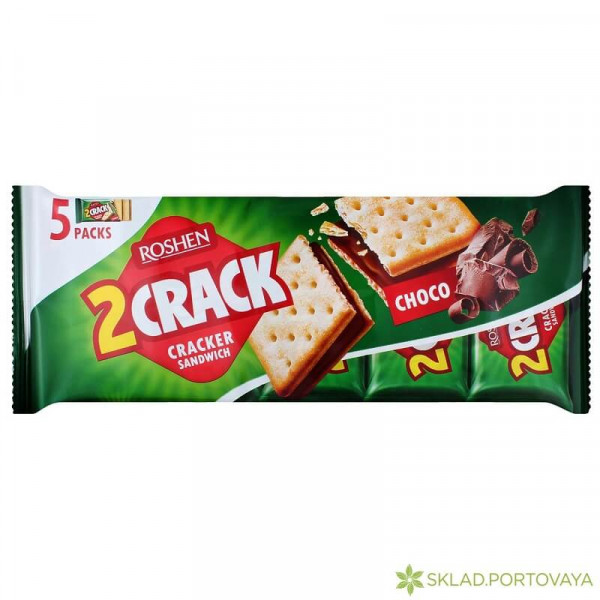 Печенье Рошен 2 Crack шоколад 250г