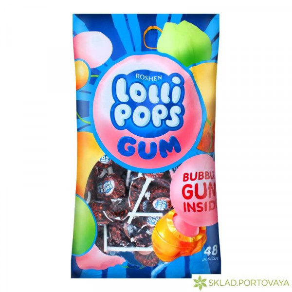 Конфеты Roshen LolliPops Duo Gum Cola 0.92кг